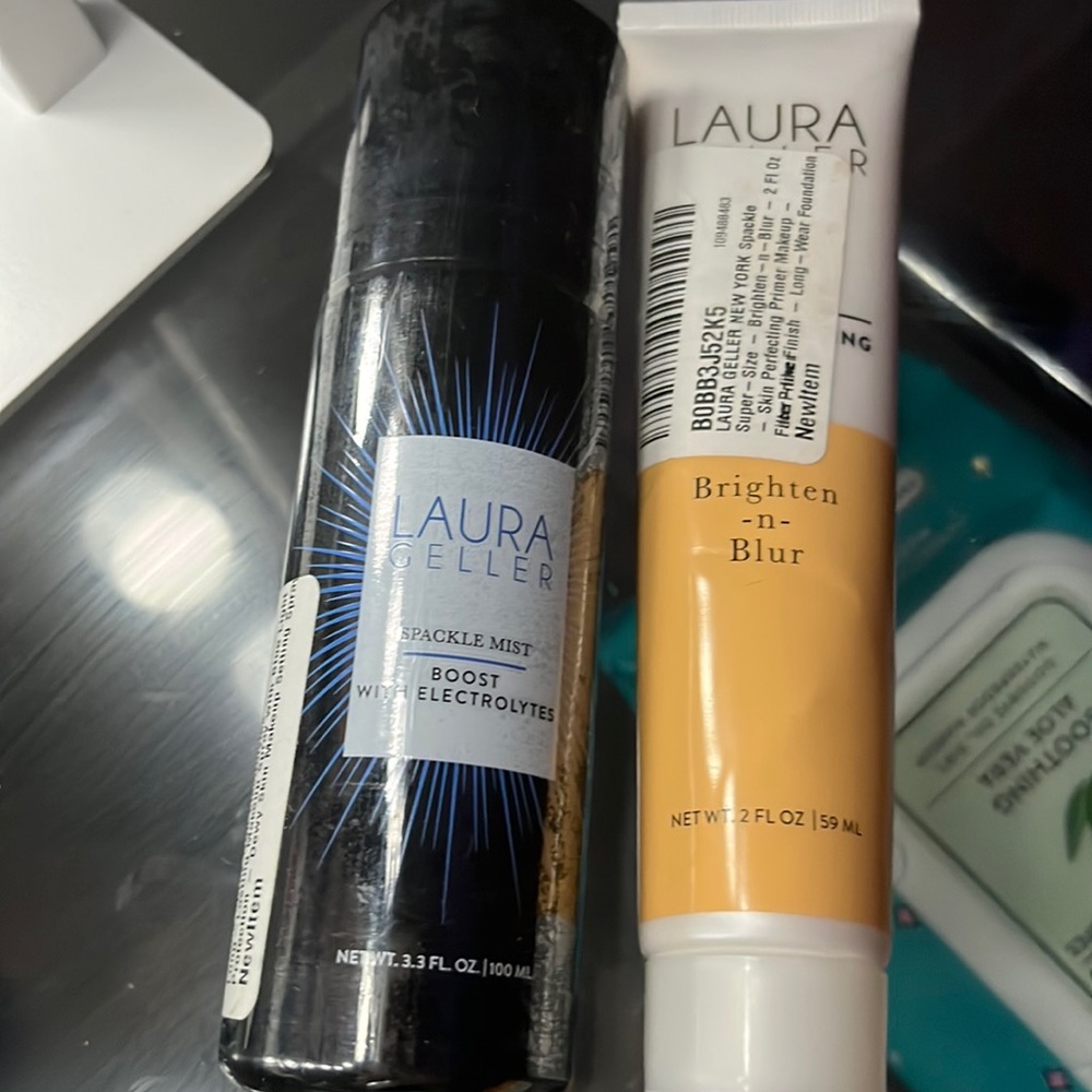 LAURA GELLER Bright/Blair blur primer and spackle Mist. Prime/Long-Lasting Duo
